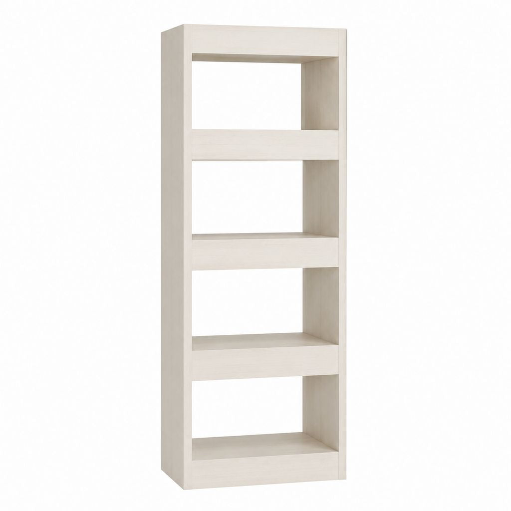 Bücherregal Eiche hell Spanplatte rechteckig 60 x 30 x 180 cm mit 4 offenen Fächern